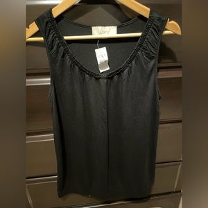 Ann Taylor LOFT Maternity Black Tank Top Small NWT